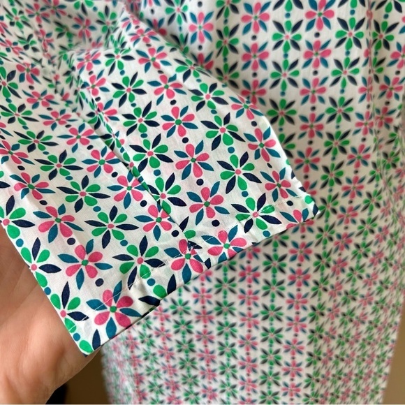 Boden Roberta Kaftan in Ivory Plumeria Dress Tunic Beach Cover Up Size 8 NWT - Picture 9 of 12